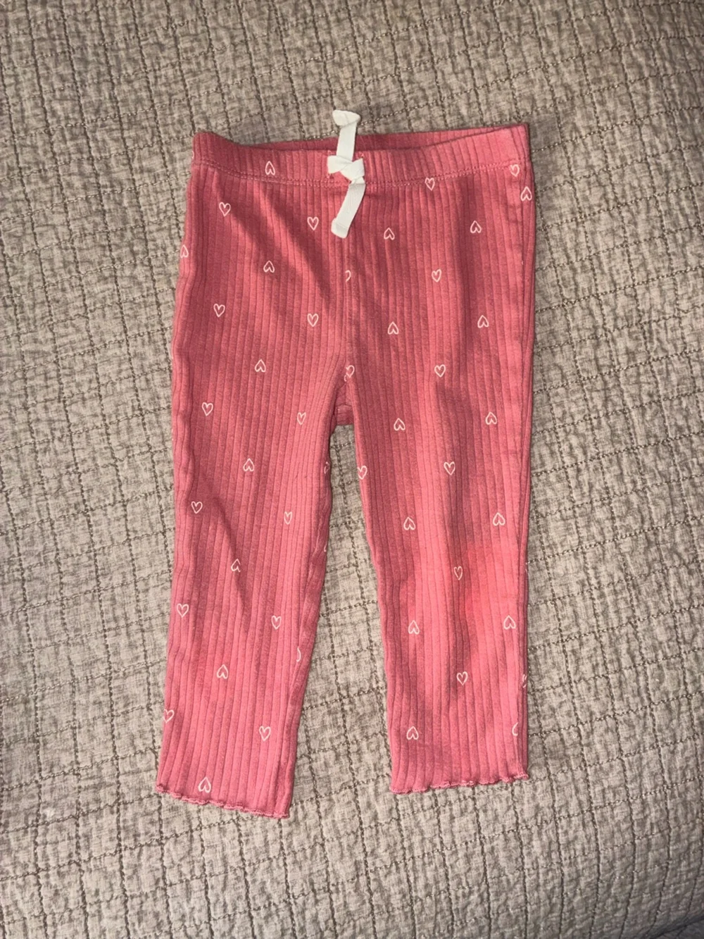 Carter's Pink and Gray Girls' Leggings Set - Hearts & Dots (3-Pack)